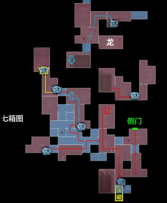 超自然行动组中的宝藏房间具体位于何处？