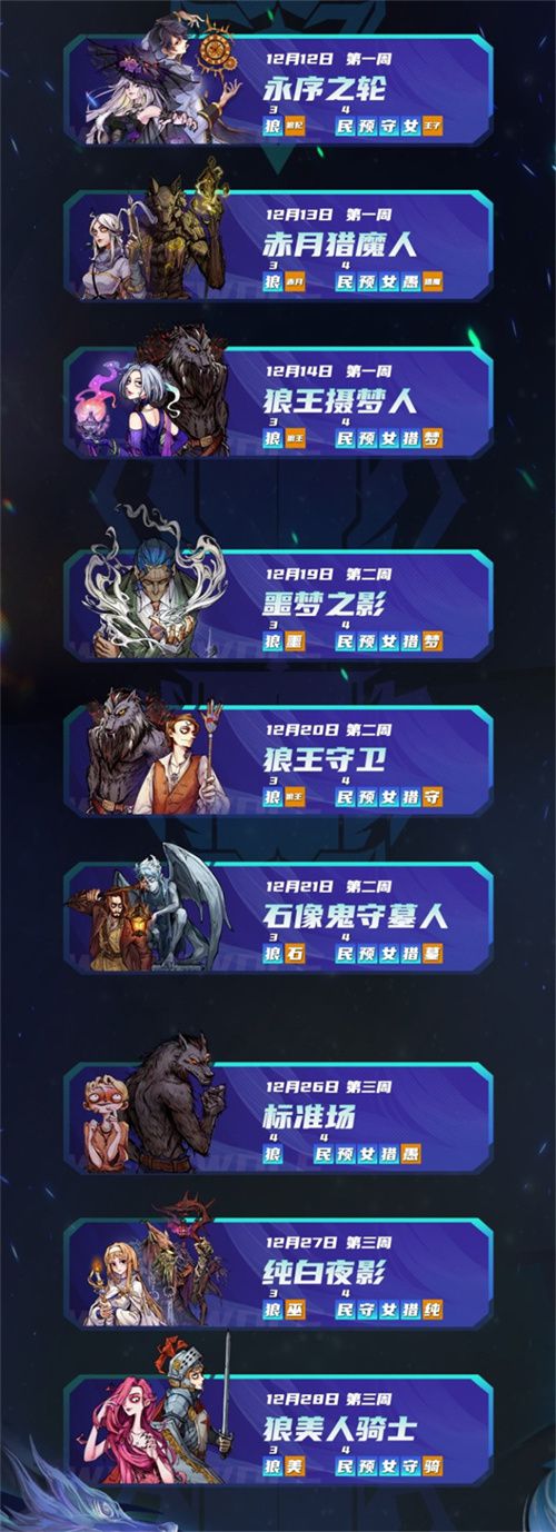 随着黑夜逐渐降临,星空开始苏醒!狼人杀门派联赛·第三季预赛正式拉开帷幕
 随着黑夜逐渐降临,星空开始苏醒!狼人杀门派联赛·第三季预赛正式拉开帷幕