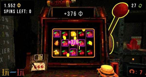 目前在Xbox平台正式发售的恐怖风格“老虎机”类肉鸽游戏《四叶草深渊》