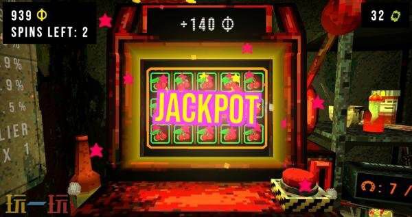 目前在Xbox平台正式发售的恐怖风格“老虎机”类肉鸽游戏《四叶草深渊》