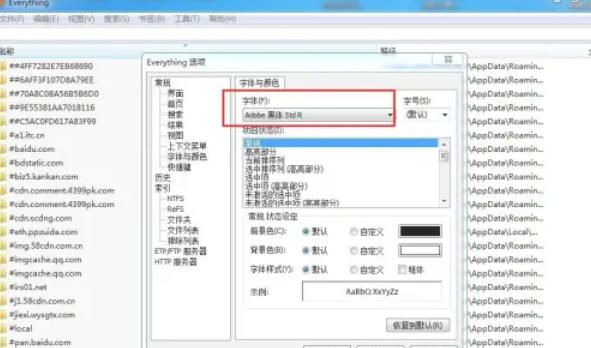 关于如何调整EveryThing的字体样式 —— 详细步骤指南