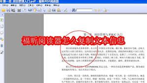 福昕阅读器如何实现文本的复制——详细指南 福昕阅读器如何实现文本的复制——详细指南