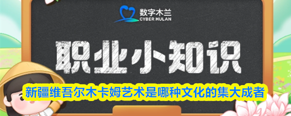 新疆维吾尔木卡姆艺术是融合哪一类文化的杰出代表？  
