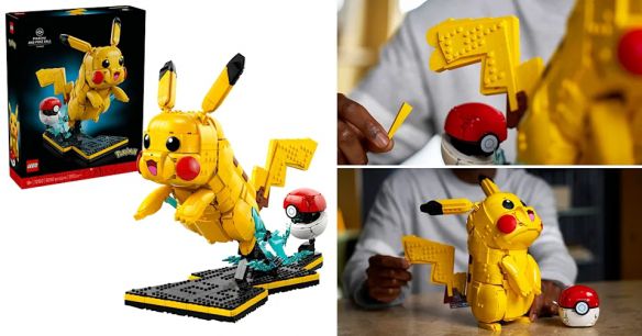 乐高×宝可梦_拼装方块版正式登场！网友调侃略显奇特但依然渴望购买