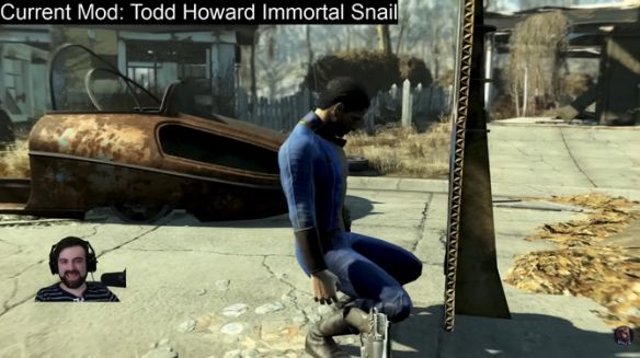 由最具趣味性的《辐射4》Mod，将贝塞斯达（B社）总监陶德·霍华德完美变身为“死神看板”引发热议