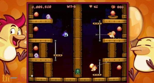 备受期待的经典单屏平台游戏《Go! Go! Mister Chickums》计划在四月份正式推出。