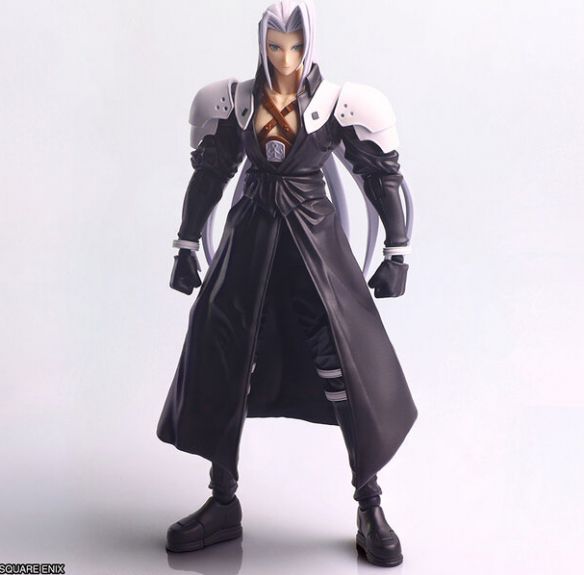 1997年，最终幻想7中的经典反派萨菲罗斯，手办正式亮相：他的刀长得比人还更长！