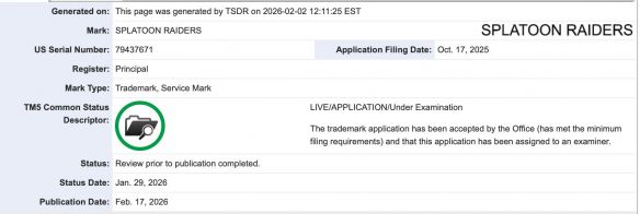 近日，有关《喷射战士》系列续作的商标更新消息引发热议！_或将与2月份的任天堂直面会有关联  
