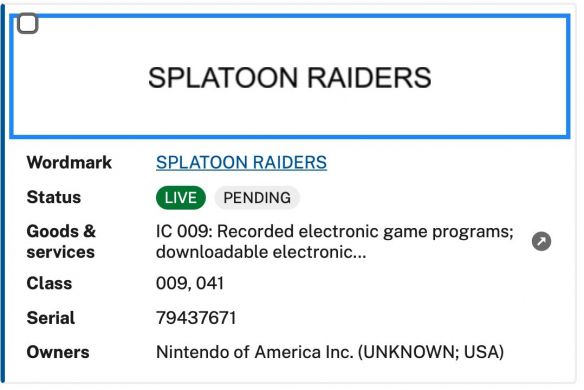 近日，有关《喷射战士》系列续作的商标更新消息引发热议！_或将与2月份的任天堂直面会有关联  
