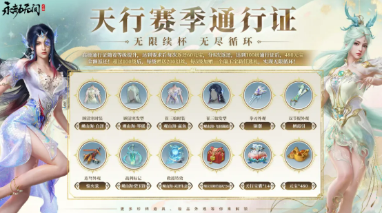 《永劫无间》天行赛季通行证详细介绍