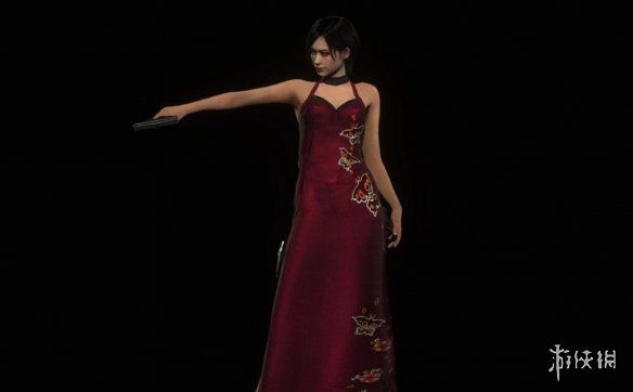 身着蒂法经典装扮的艾达·王？一位美女Cosplay《生化危机》中艾达·王的照片