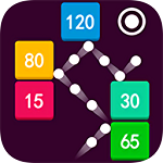 弹球击碎砖块游戏