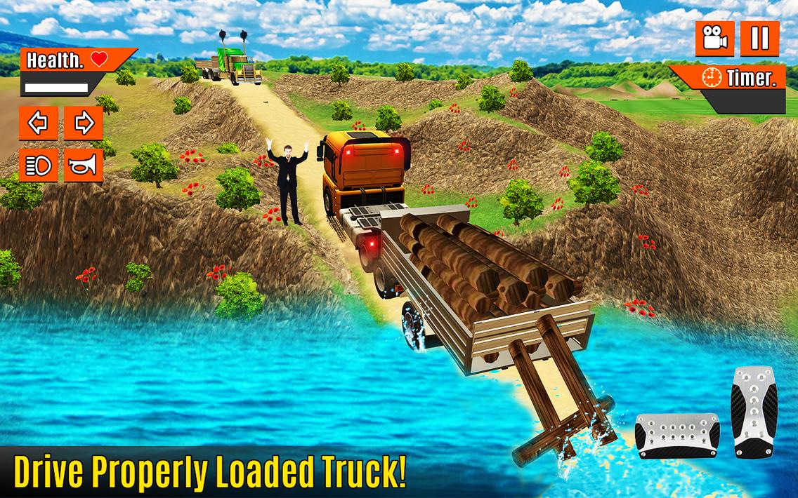 卡车司机上坡货物最新版