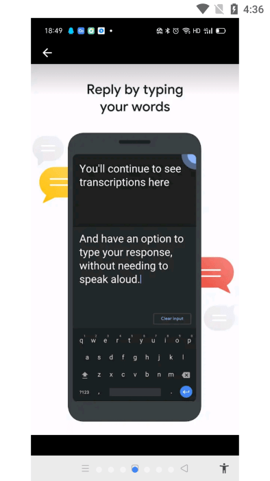 google实时转写和声音通知