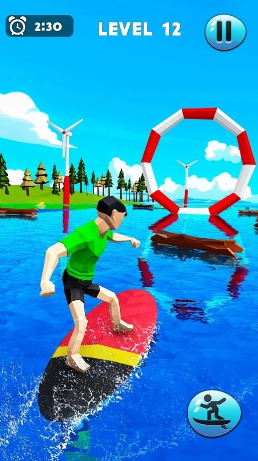 疯狂河冲浪者3D